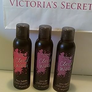 Nwt Victoria secret cloud wash 2 love spell 1 pure
